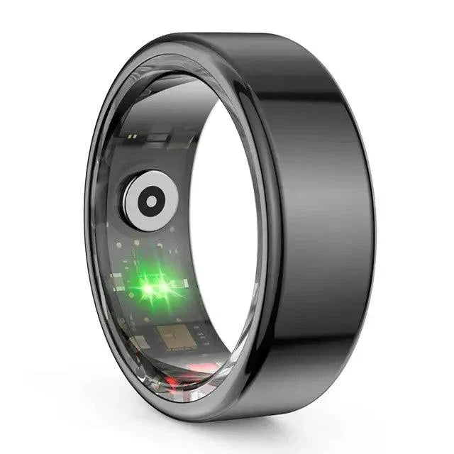 Mandotos Total Health Sync Tracker showing digital display and health monitoring features in a close-up view