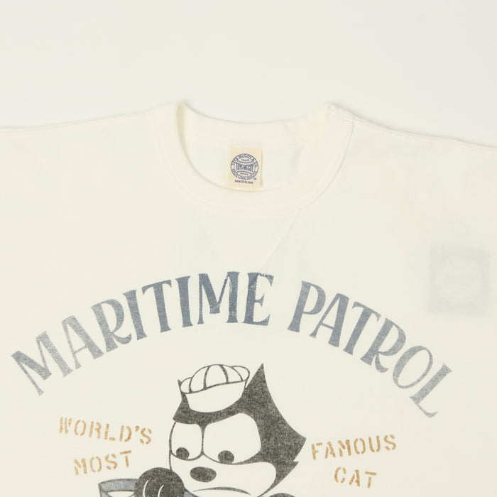 TOYS McCOY Felix The Cat 'Maritime Partrol' T-Shirt - Off White