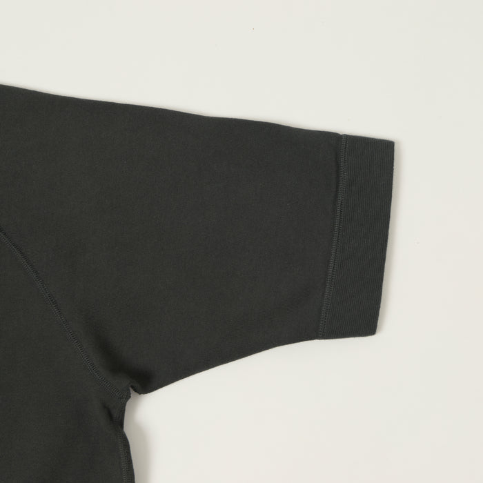 TOYS McCOY Short Sleeve Military Sweatshirt - Black