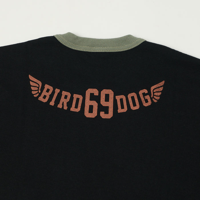 TOYS McCOY 'Snoopy USAF Flying Ace' Ringer T-Shirt - Black