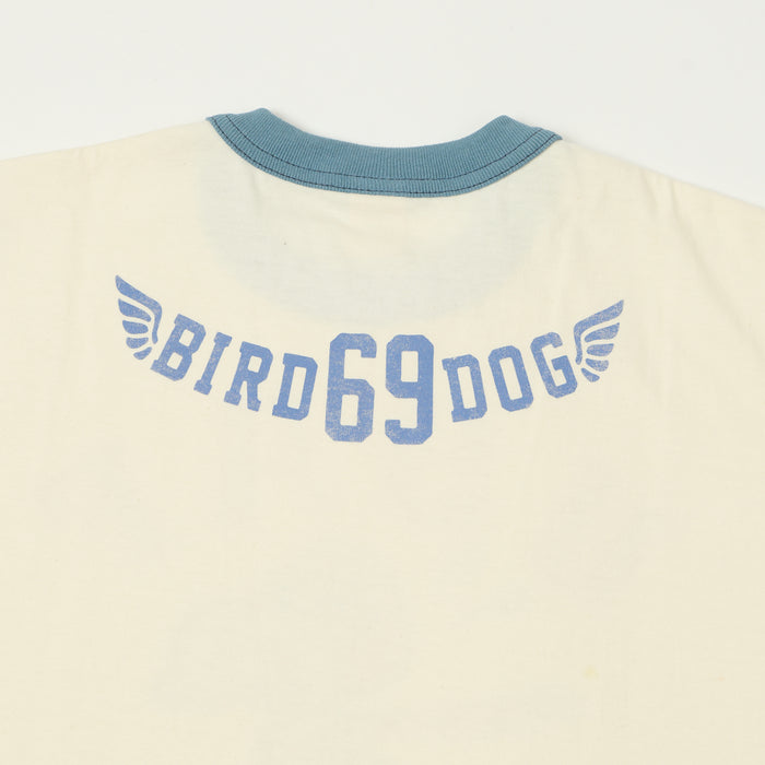 TOYS McCOY 'Snoopy USAF Flying Ace' Ringer T-Shirt - Off White