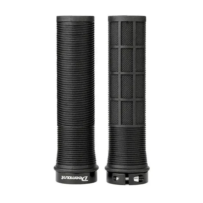 Mandotos TPR cyclist grips with textured rubber surface for improved grip and comfort on bicycle handlebars.