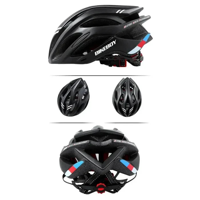 Mandotos TrailGuard adjustable bike helmet with ventilation and secure fit, shown in sleek design on a plain background.