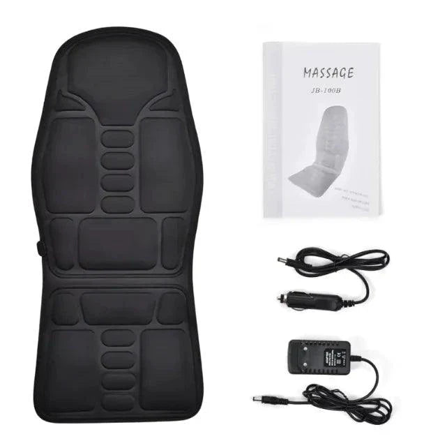 Mandotos travel-friendly neck relief massager showing ergonomic design and portable size for on-the-go relaxation.