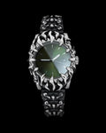 Mandotos unique special-shaped quartz watch with European style, featuring a distinctive design and elegant watch face.