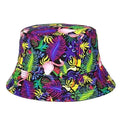 Mandotos UV Shield bucket hat in lightweight fabric with wide brim for sun protection, shown from front view.