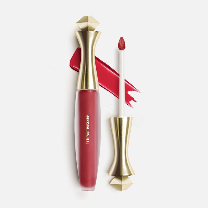 MIRENESSE LIP 4.3g/0.15oz / 9. BONFIRE Velvet Matte 12hr Liquid Lip 9. Bonfire
