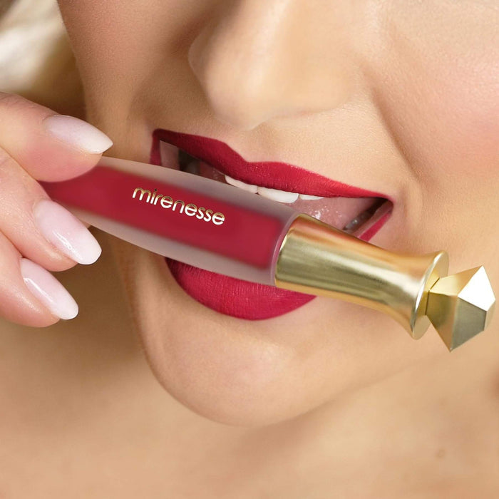 MIRENESSE LIP 4.3g/0.15oz / 9. BONFIRE Velvet Matte 12hr Liquid Lip 9. Bonfire
