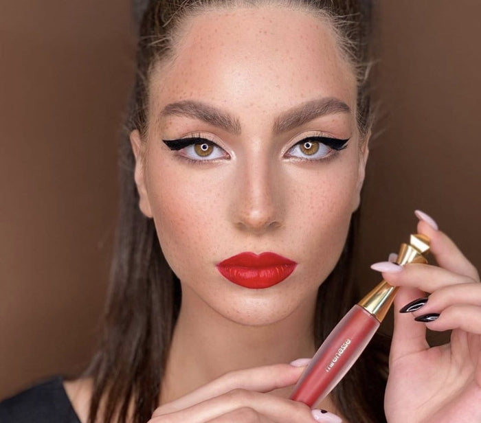 MIRENESSE LIP 4.3g/0.15oz / 9. BONFIRE Velvet Matte 12hr Liquid Lip 9. Bonfire