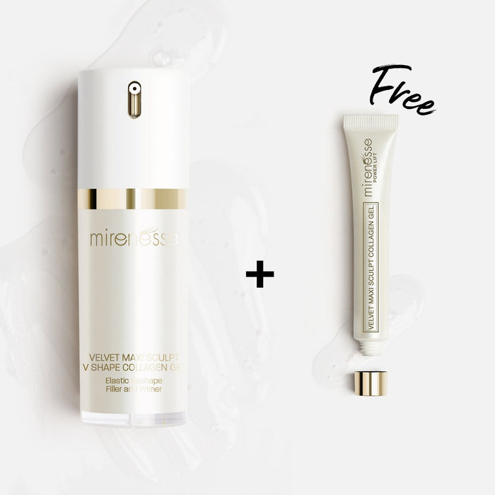 MIRENESSE PACK MS Velvet Maxisculpt V Shape Collagen Gel + Free Mini