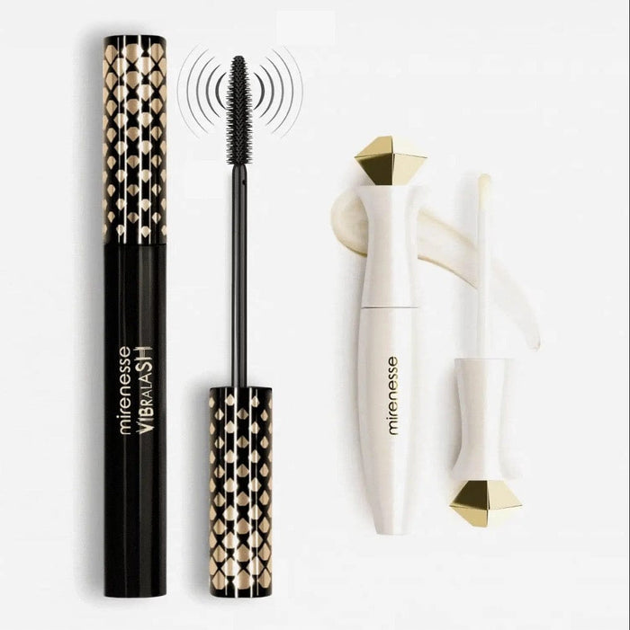 Mirenesse MASCARA Vibralash Extreme Length Tubing Mascara + 4D Lash & Brow Growth Serum 2PCE Kit