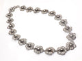 Vintage Sterling Silver Flower Necklace 19.5"