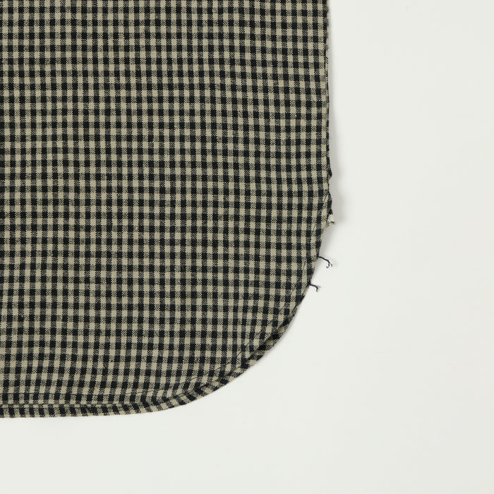 Warehouse & Co 3056 Duck Digger Short Sleeve Gingham Shirt - Grey