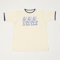 Warehouse & Co 4059 'Air Force Academy' Ringer T-Shirt - Cream/Navy