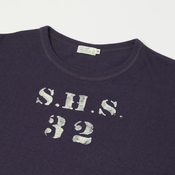 Warehouse & Co 4091 Duck Digger 'SHS' Skivvy T-Shirt - Navy