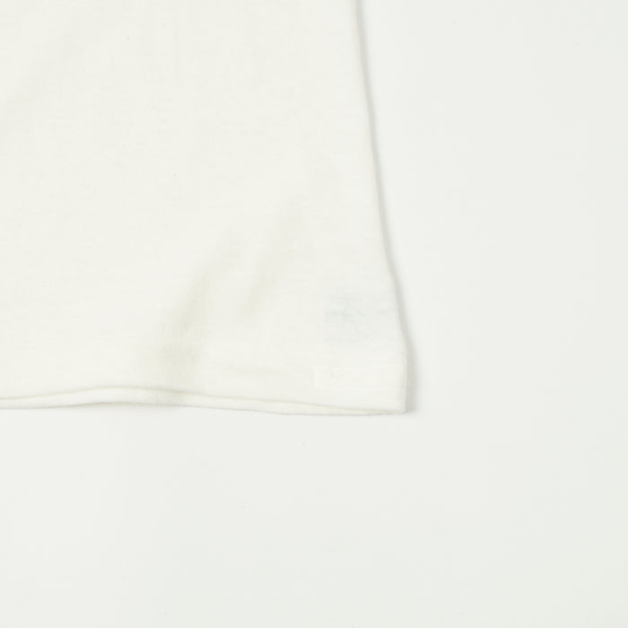 Warehouse & Co 4091 Duck Digger 'SHS' Skivvy T-Shirt - Off White