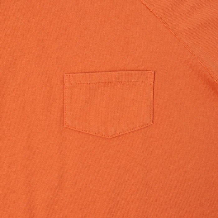 Warehouse & Co 4105 Short Sleeve Pocket Sweatshirt - Orange