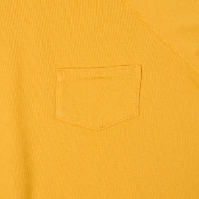 Warehouse & Co 4105 Short Sleeve Pocket Sweatshirt - Yellow
