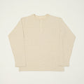 Warehouse & Co 5907 Long Sleeve Henley - Oatmeal