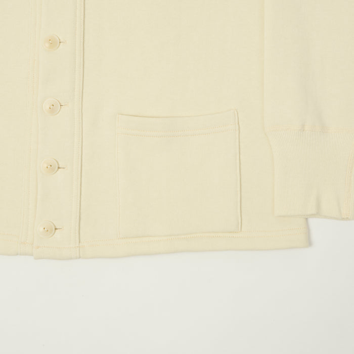 Warehouse & Co 'Duck Digger' 498 Sweat Cardigan - Beige