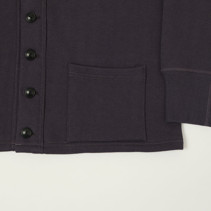Warehouse & Co 'Duck Digger' 498 Sweat Cardigan - Dark Navy