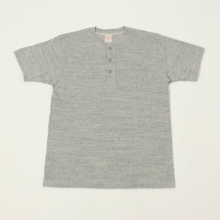 Whitesville Classic Henley T-Shirt - Heather Grey