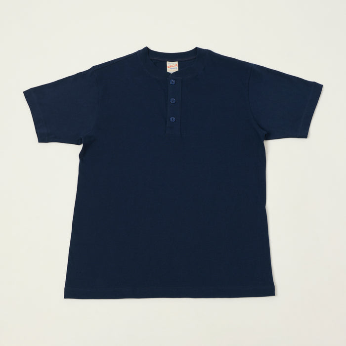 Whitesville Classic Henley T-Shirt - Navy