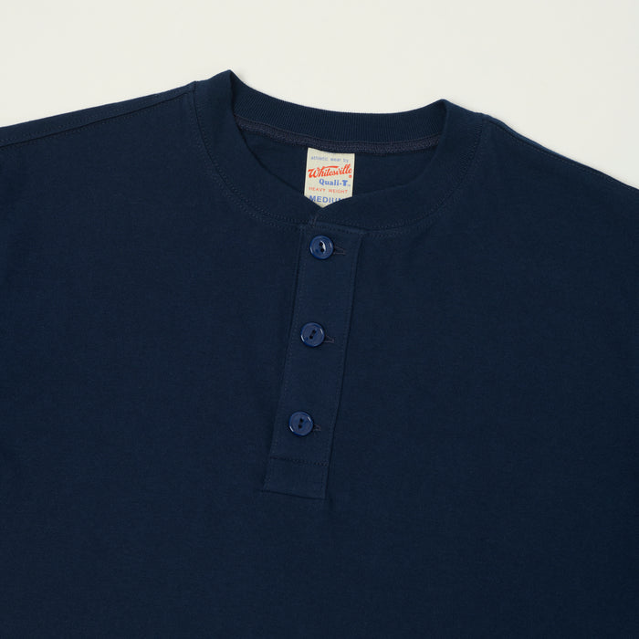 Whitesville Classic Henley T-Shirt - Navy