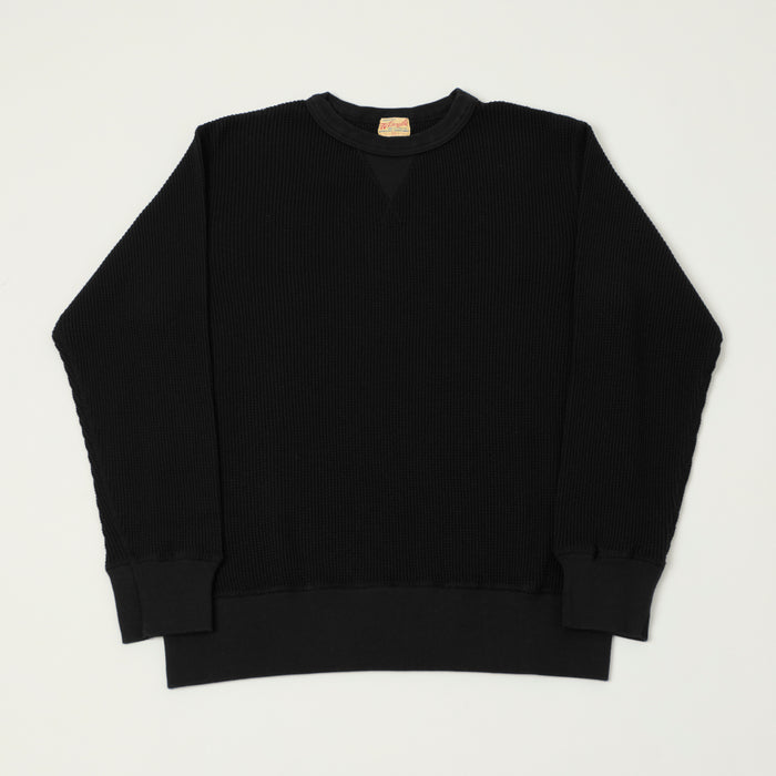 Whitesville Long Sleeve Thermal T-Shirt - Black