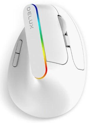 Wireless MANDOTOS mouse with ergonomic design, black finish, and multiple buttons for smooth computer navigation.