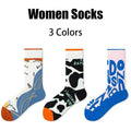 Mandotos women's compression running socks in three pairs, athletic crew style, designed for comfort and support during exercise.