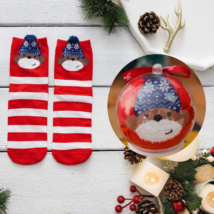 Red And White Striped Hat Bear / Naked Pack Without Alic Ball