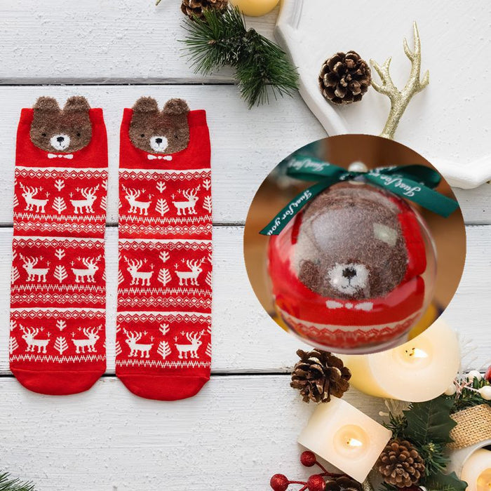 Elk Christmas Bear / Naked Pack Without Alic Ball