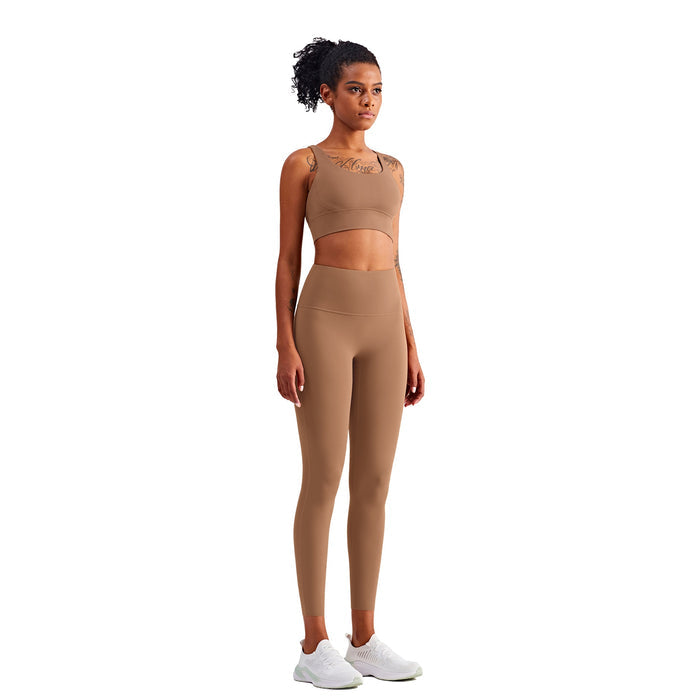 Women's Fashion Casual Solid Color High Waist Hip Lift Yoga Pants