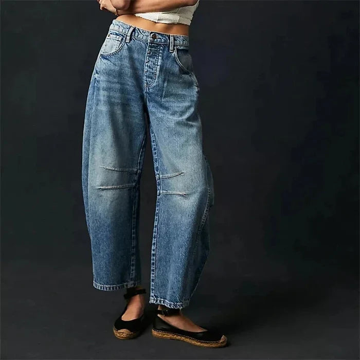 Women’s Mid Rise Wide Leg Jeans