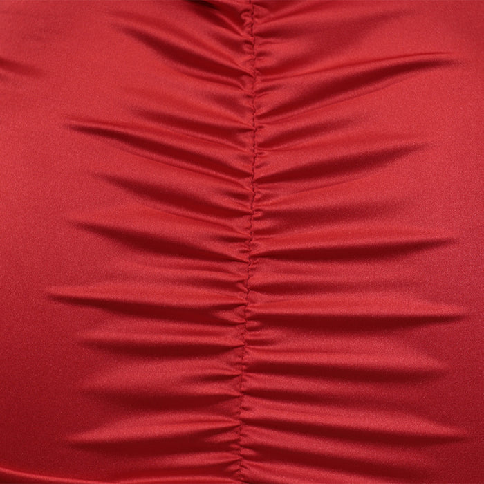 Women's Pleated High Waist Suit