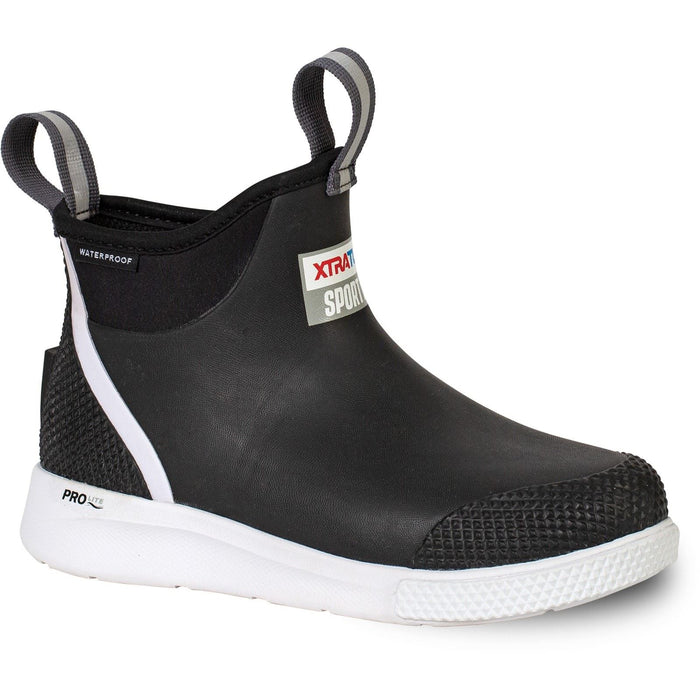 Xtratuf 6" Ankle Deck Sport Prolite Black Wellington Boots
