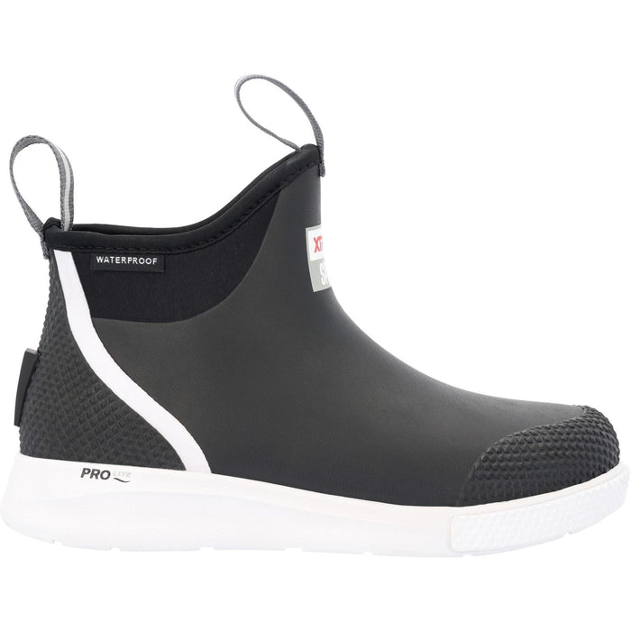 Xtratuf 6" Ankle Deck Sport Prolite Black Wellington Boots