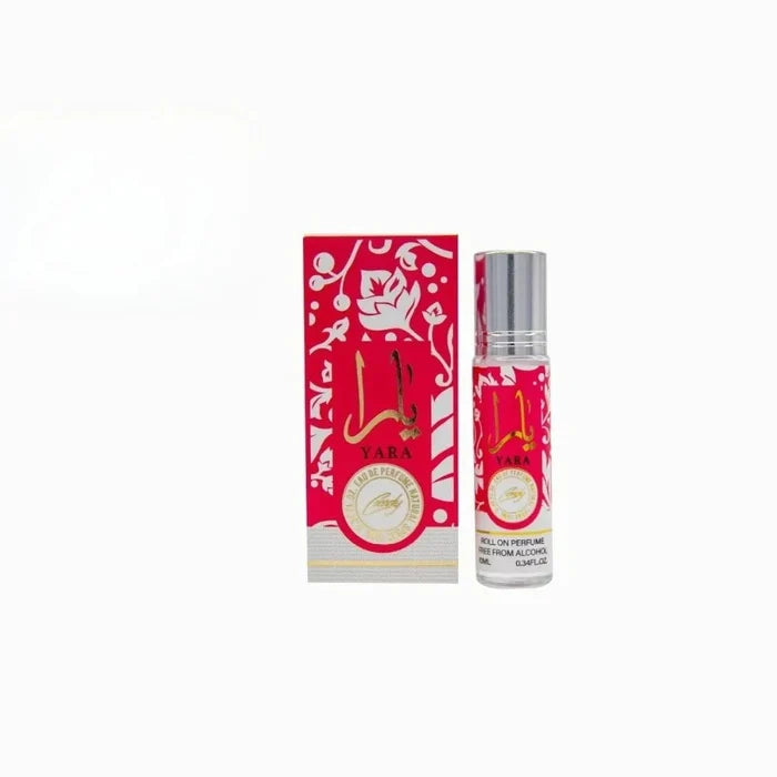 Mandotos International Yara Arab Ball perfume bottle with long-lasting fresh aromatic scent for men and women, 10ml.