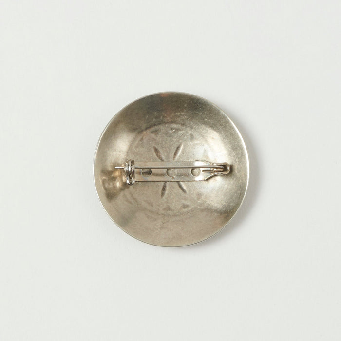 Yuketen 1 1/2" Concho Pin - Nickel Silver