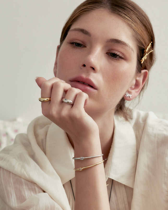 YVIS Arch Bangle Brass Bracelet - FUNDAMENTAL Mitr X YVIS