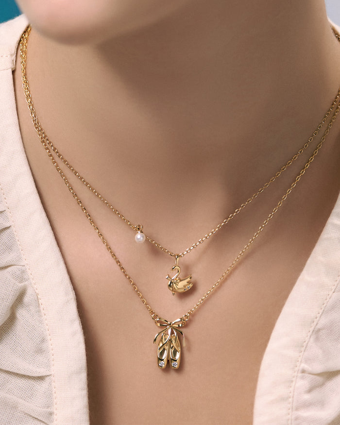 YVIS Ballet Brass Necklace - Swanlake Collection