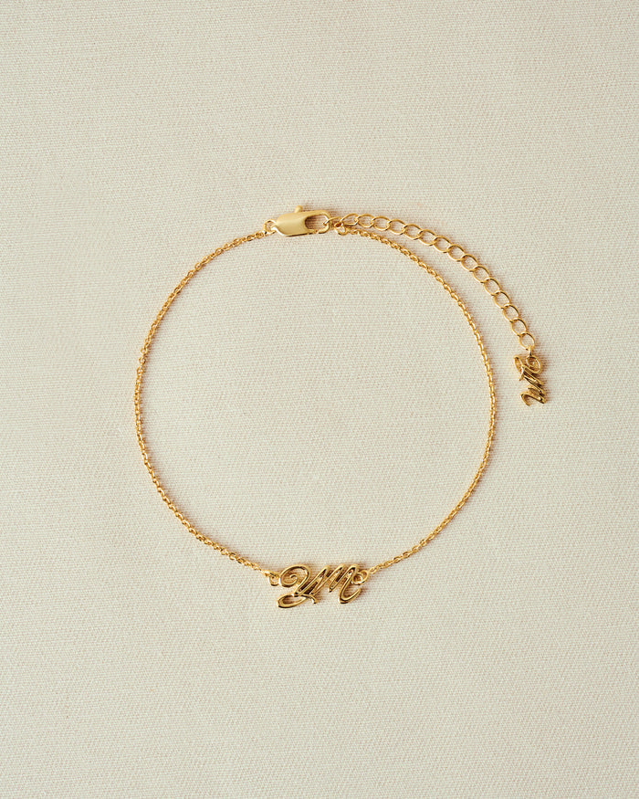 YVIS Basic Brass Anklet - FUNDAMENTAL Mitr X YVIS
