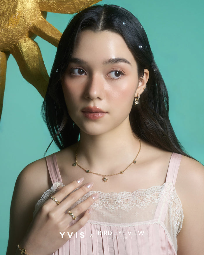 YVIS Bird Eye View Brass Necklace - YVIS x BIRD EYE VIEW