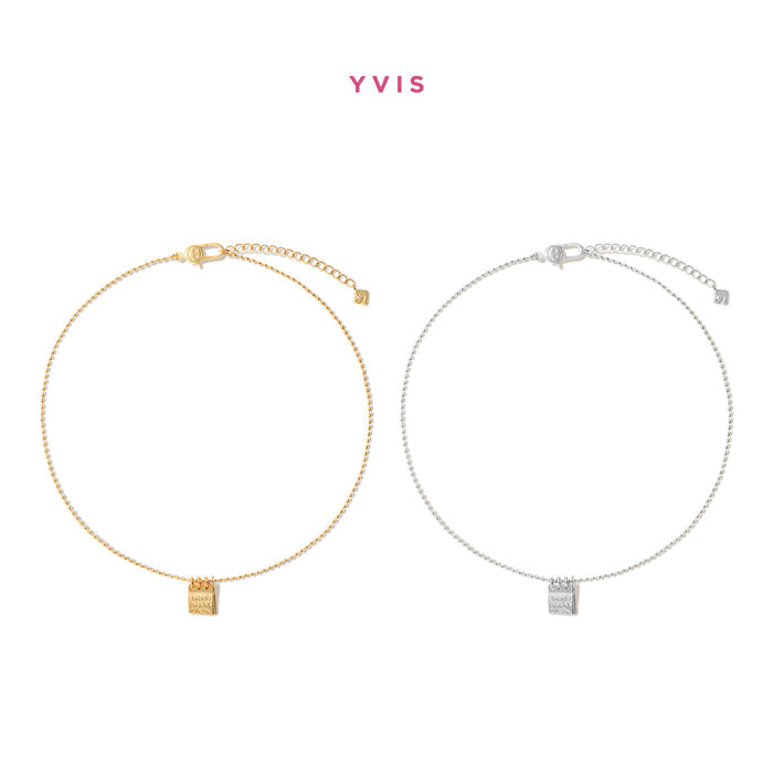 YVIS Calendar Brass Necklace - Casa Collection