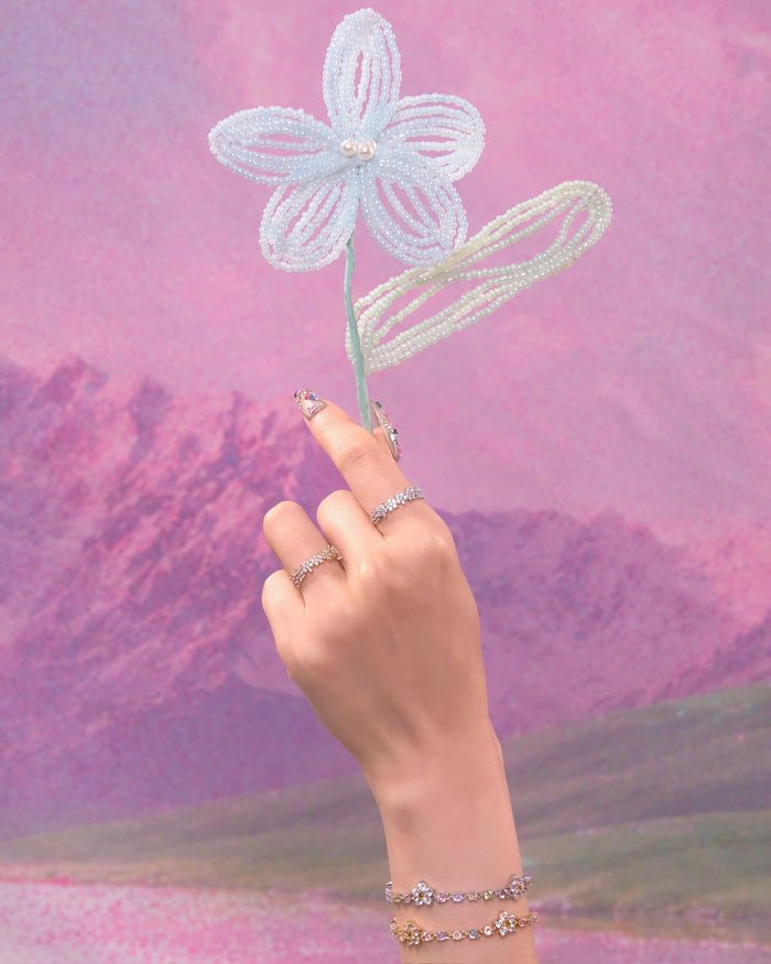 YVIS Chroma Bloom Brass Ring - Posy Collection