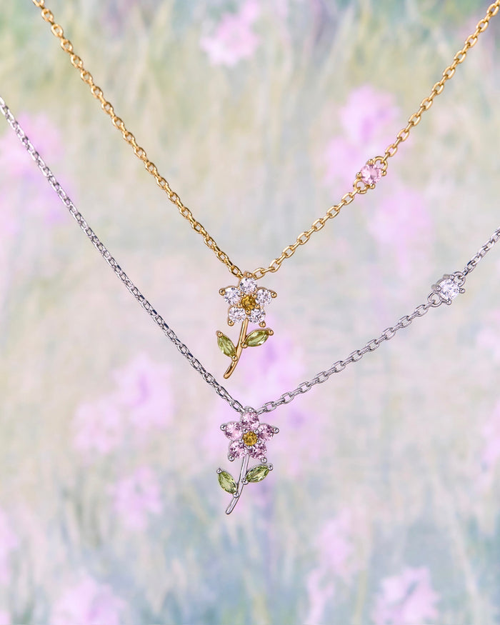 YVIS Floret Brass Necklace - Posy Collection