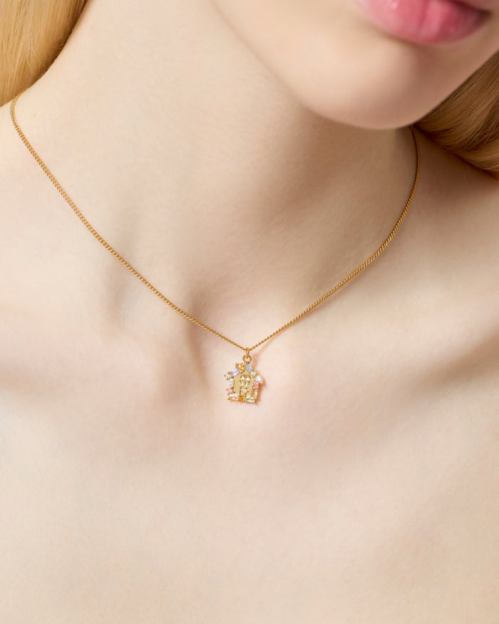 YVIS Front Porch Brass Necklace - Casa Collection