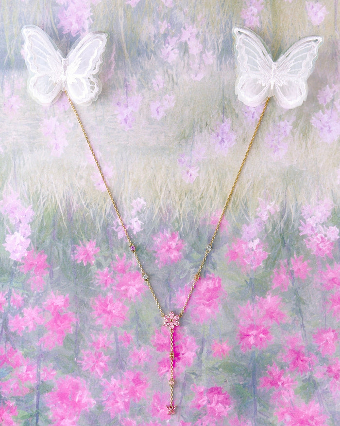 YVIS Glitz Brass Necklace - Posy Collection