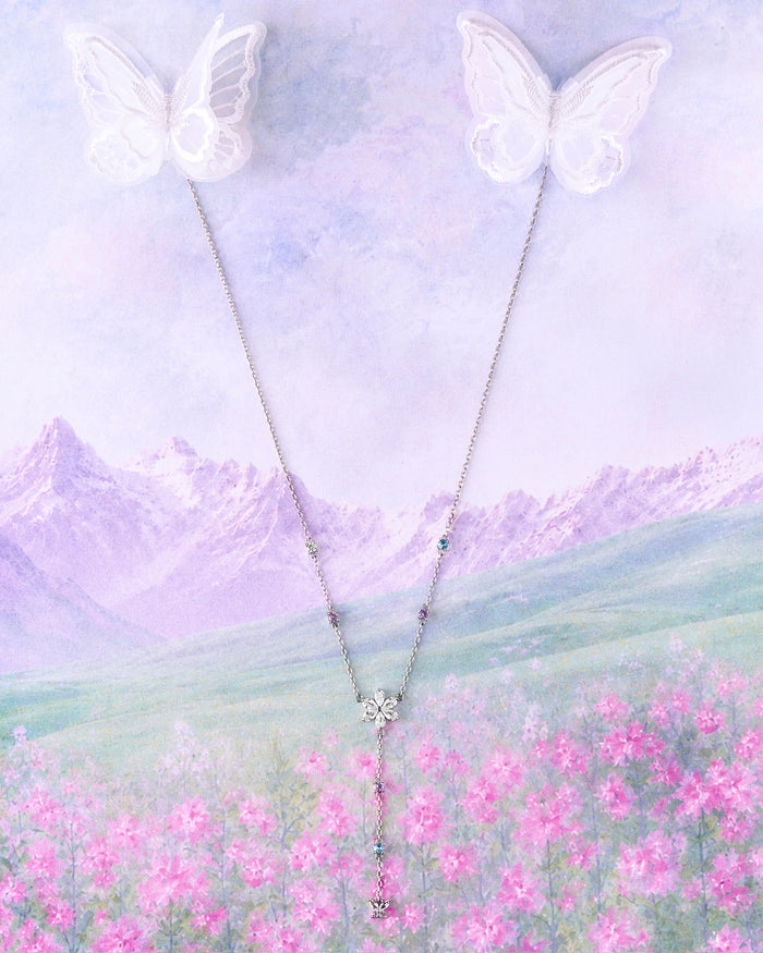 YVIS Glitz Brass Necklace - Posy Collection